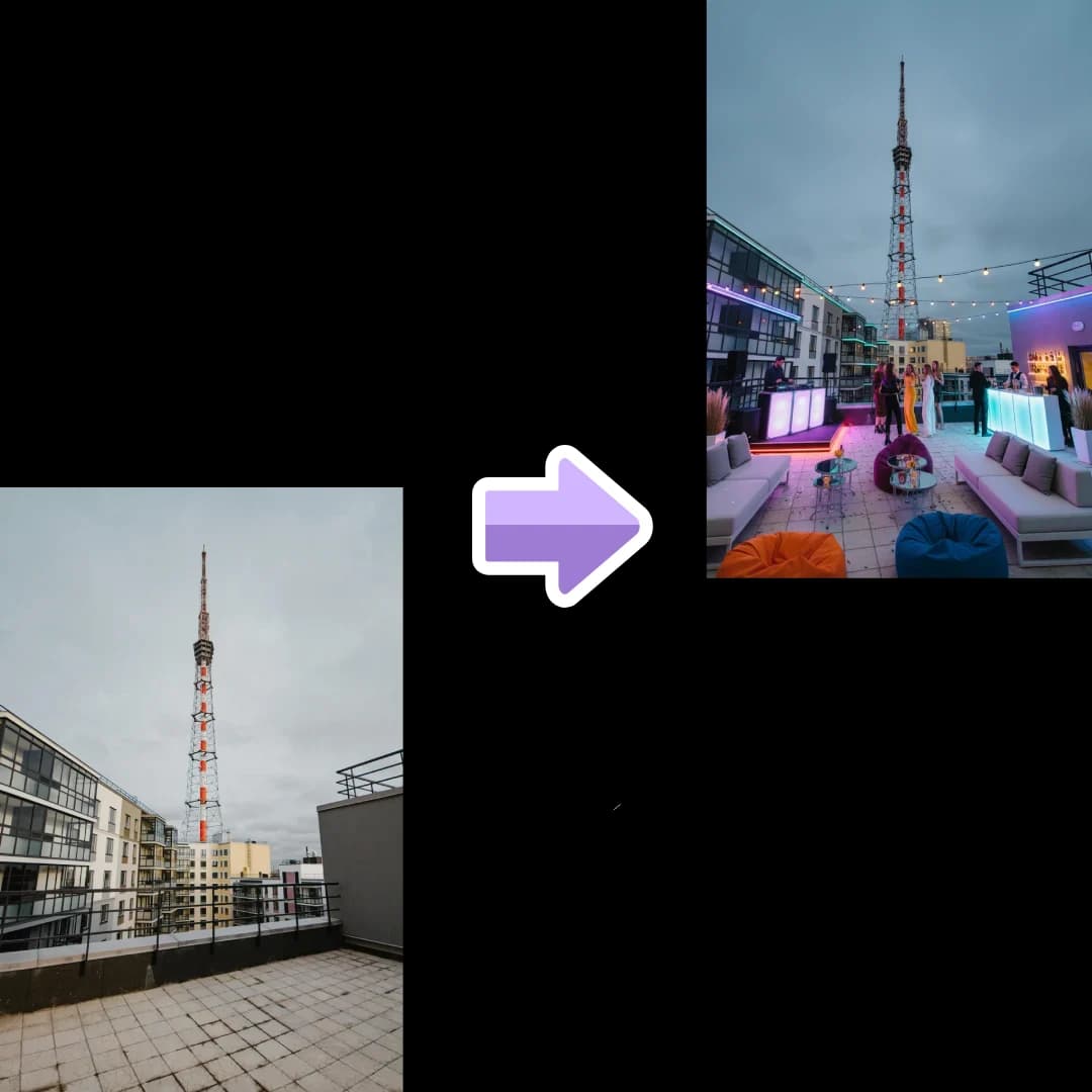 Rooftop Evening Celebration