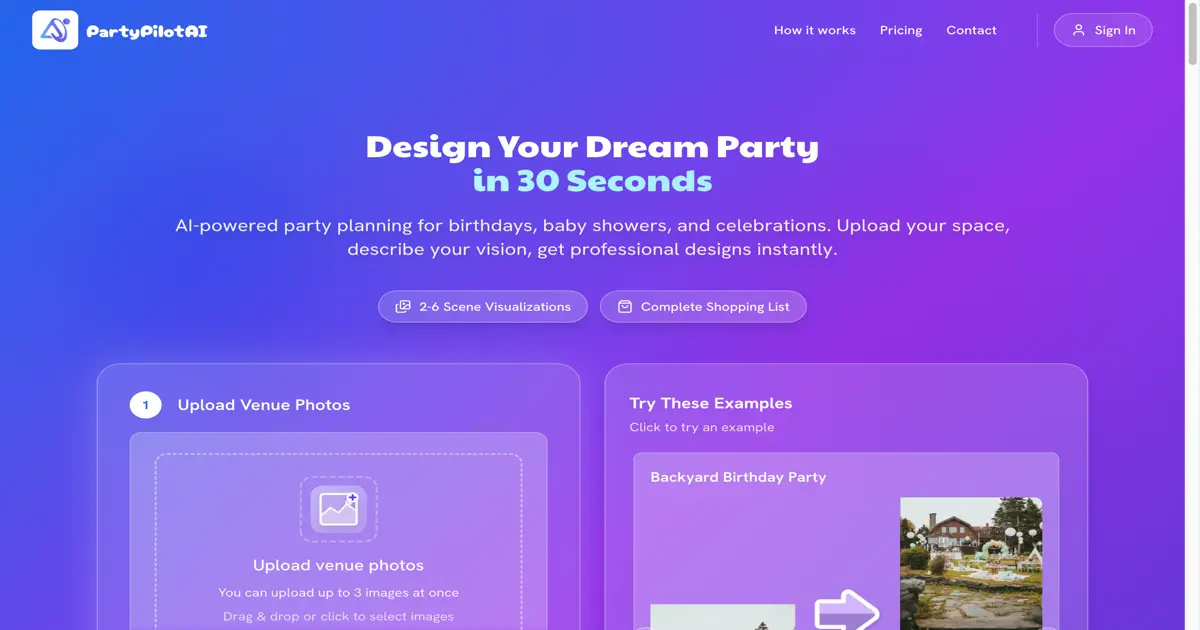 PartyPilot AI screenshot 1